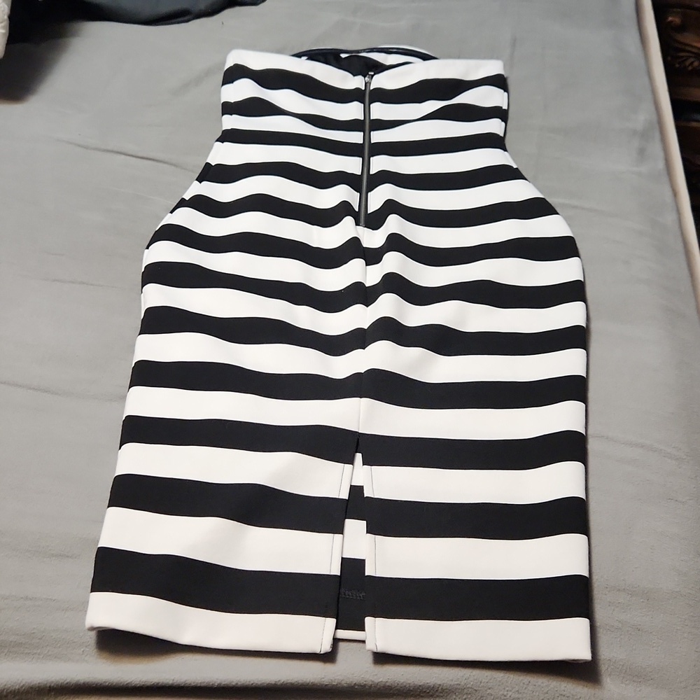 EXPRESS strapless DRESS sz. 0 - Picture 2 of 2